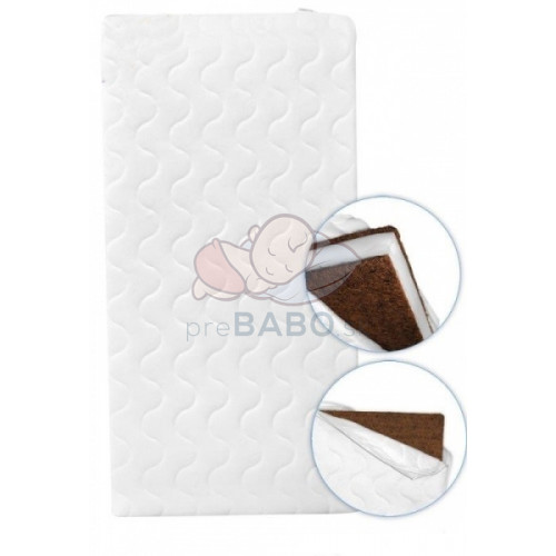 Baby Nellys Detská matrac kokos / pena / kokos Baby Dreams