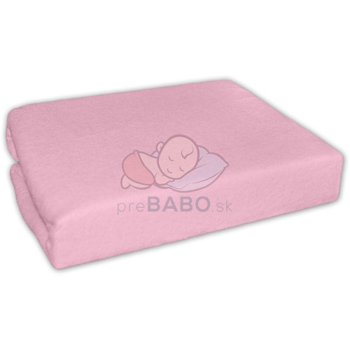 Nepremokavé prestieradlo 120x60cm, Baby Nellys, sv. ružové