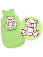 Spací vak Medvedík Teddy Baby Nellys - sv. zelený vel. 1