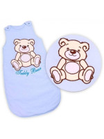 Spací vak Medvedík Teddy, Baby Nellys - sv. modrý vel. 2