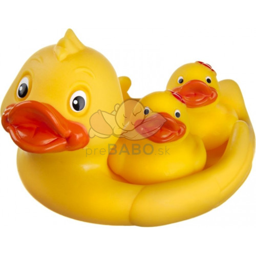 Hencz Toys Kačička a deti mydlovničkou - gumová hračka