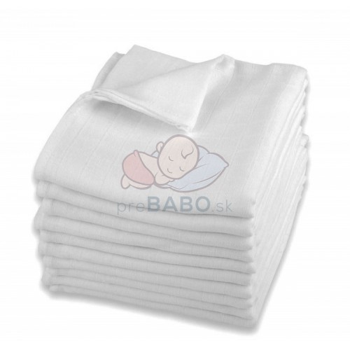 Kvalitné bavlnené plienky Baby Nellys - TETRA LUX 80x80cm, 10 ks v bal.