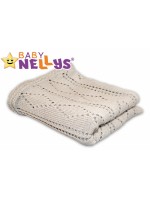 Háčkovaná dečka Baby Nellys ® - béžová