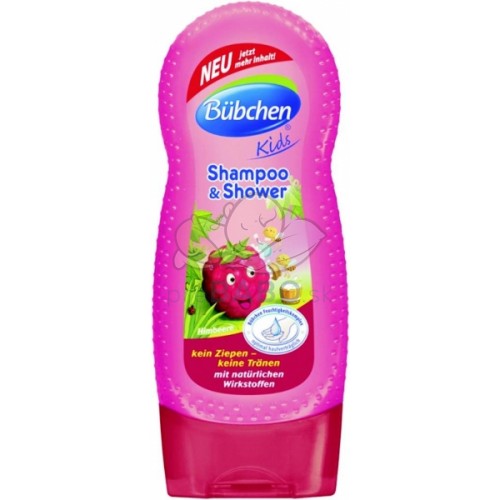 Bübchen detský šampón a sprchový gél Malina - 230ml