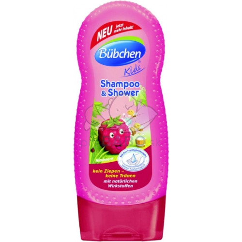 Detský šampón a sprchový gél Malina - 230ml