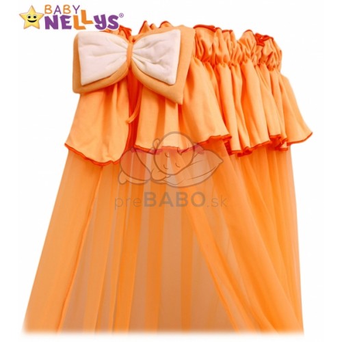 Baby Nellys Nebesá šifón - broskyňové