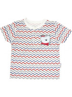 Polo tričko krátky rukáv Mamatti - Zvieratka zigzag, vel. 68