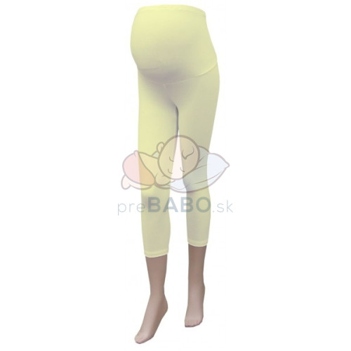 Gregx Tehotenské legíny 3/4 dĺžka - ecru, vel. XL/XXL