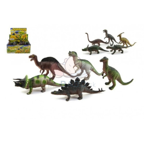 Teddies Dinosaurus plast 20cm asst 24ks v boxe