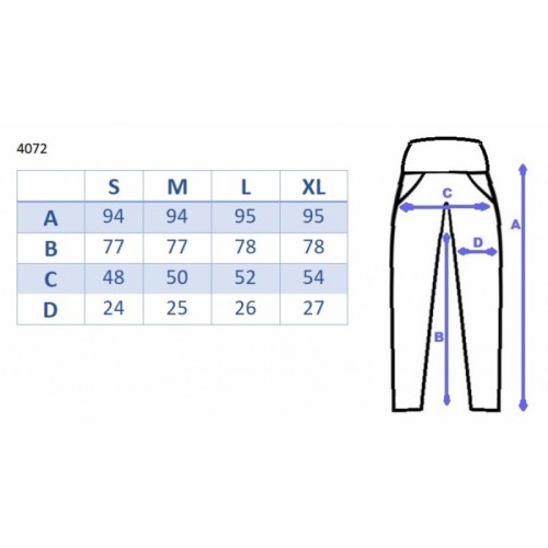 Be MaaMaa Tehotenské nohavice s elastickým pásom, s vreckami - šedý melír, vel´. M