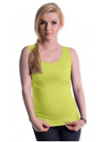 Be MaaMaa Tehotenské, dojčiace tielko s odnímateľnými ramienkami - limetka, vel´. L/XL