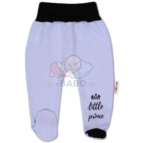 Baby Nellys Dojčenské polodupačky, Little Prince - modré, veľ. 74