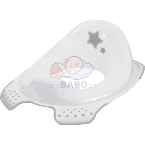 Baby Nellys Adaptér - tréningové sedátko na WC - Baby Star - biele