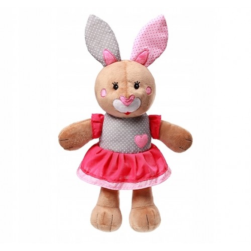 BabyOno Plyšová hračka s hrkálkou, 30cm -  Bunny Julia